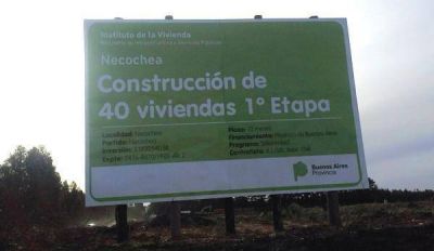 Comenz� la construcci�n de 40 viviendas en Necochea