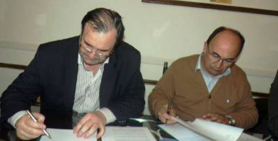 Firma de convenio con el OPDS