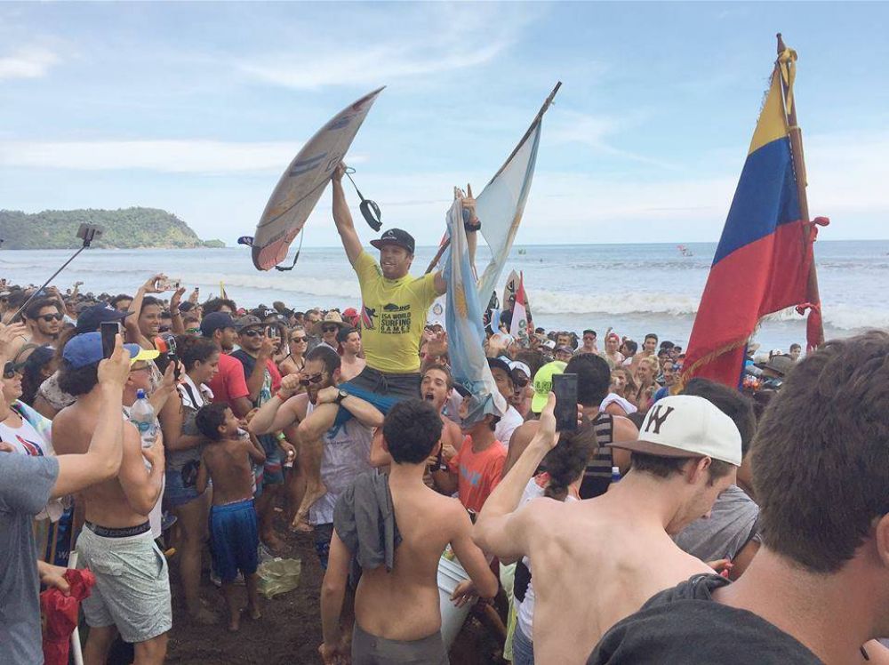 El marplatense Usuna es campen mundial de surf: Siento una gran emocin
