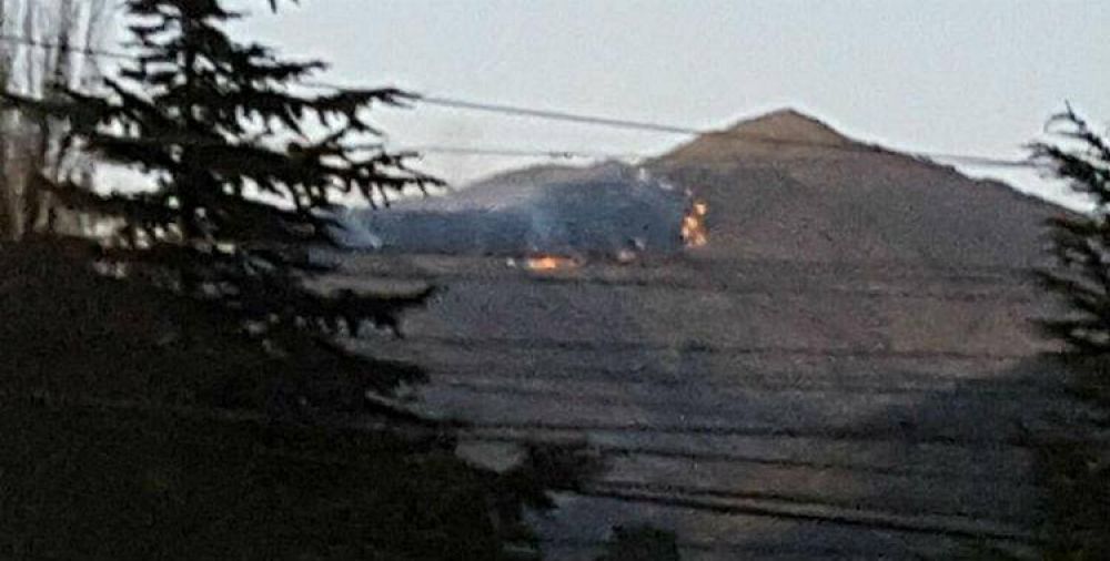 Preocupacin en Taf del Valle por un incendio en el Cerro Negrito