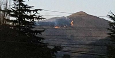 Preocupaci�n en Taf� del Valle por un incendio en el Cerro Negrito