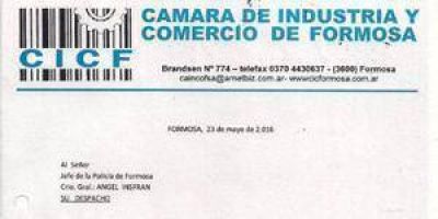 La C�mara de Comercio de Formosa pidi� reunirse con la Polic�a en mayo y les respondieron reci�n en agosto