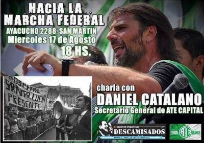Organizaciones Sociales y Sindicalistas se preparan para la Marcha Federal