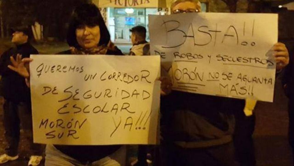 Tagliaferro peg� el faltazo a la marcha por Seguridad en Mor�n Sur