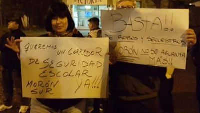 Tagliaferro peg� el faltazo a la marcha por Seguridad en Mor�n Sur