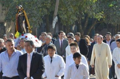 Juan Manuel Urtubey encabez� la primera fiesta patronal de Aguas Blancas