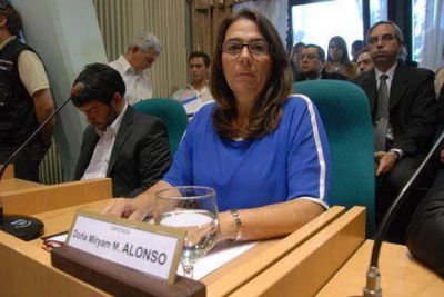Myriam Alonso pidi� �revisar� la licencia social a Cerro Moro