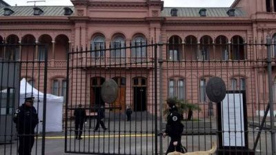 Tras las amenazas, nuevas medidas de seguridad en la Casa Rosada