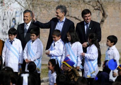 Macri: el Libertador y obras para Luj�n