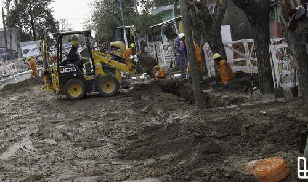 Lan�s: tareas de expansi�n de la red cloacal