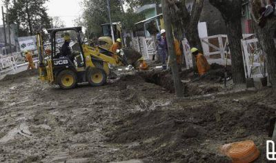 Lan�s: tareas de expansi�n de la red cloacal