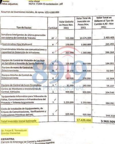 Isa pag� $62 millones, pero la UTN s�lo invirti� $17 millones