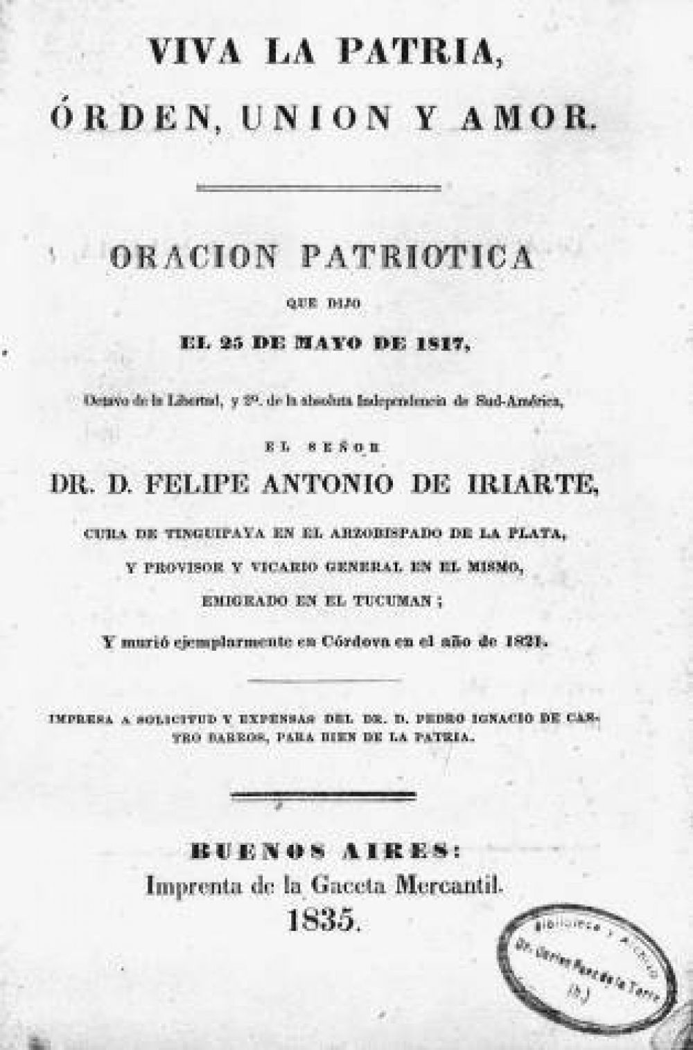 Sospechas de Belgrano