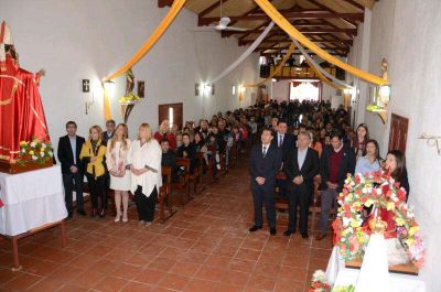 Bosetti comparti� un mensaje de optimismo con la comunidad de Los Sauces