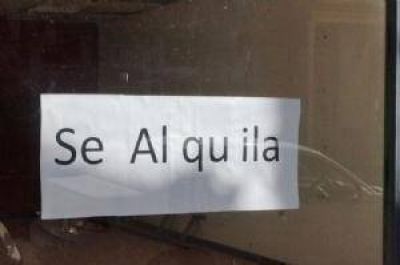 Cada vez m�s locales comerciales cerrados y en alquiler