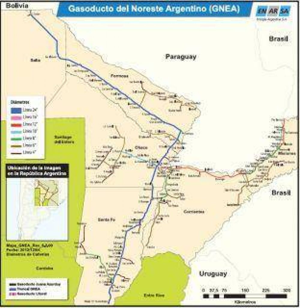 Gasoducto del NEA: el avance de la obra en el interior del Chaco, segn el informe de las contratistas