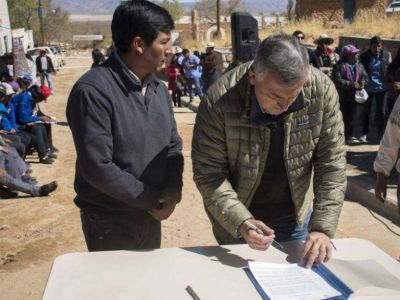 MORALES RENUEVA EL COMPROMISO CON LA PUNA