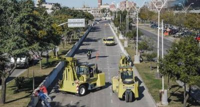 S�per TC2000: Contin�a el armado del circuito callejero