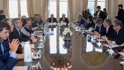 Reuni�n en la Rosada: ya analizan un cambio en el cuadro tarifario