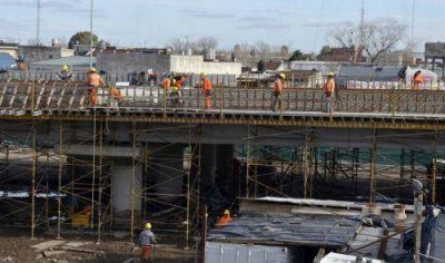 Viaducto La Noria: la obra ya avanza a la altura de la rotonda