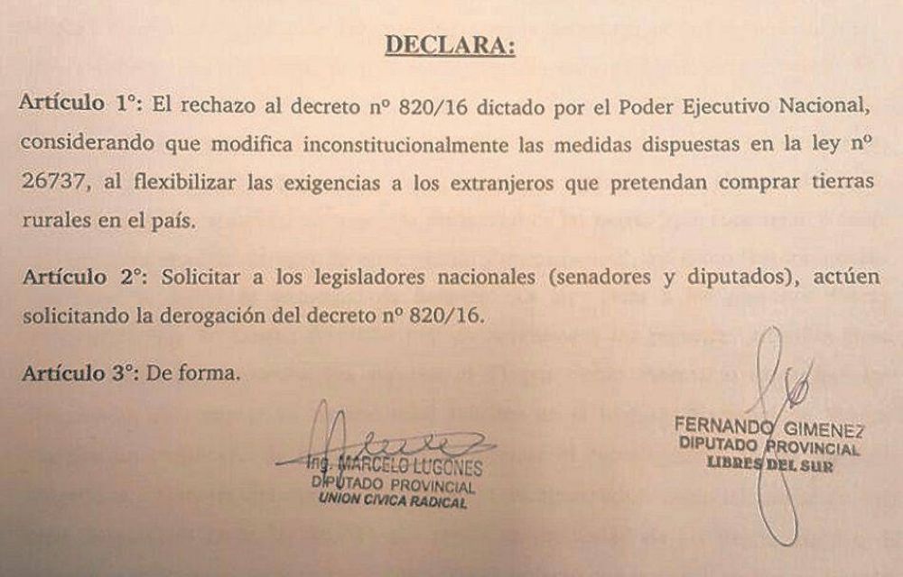 Diputados de Cambiemos rechazan decreto de Macri