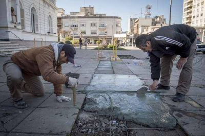 ARREGLOS EN EL VERED�N MUNICIPAL