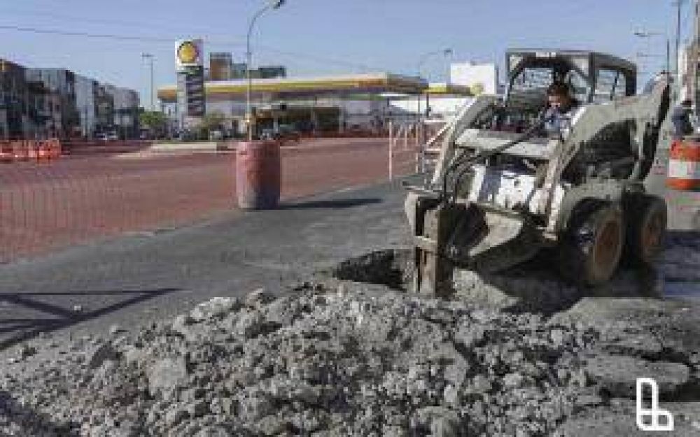 Avanza la construcci�n de un aliviador pluvial en Valent�n Alsina