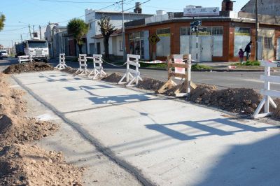 El EMVIAL realiza trabajos en la barrio Bernardino Rivadavia