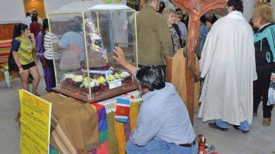 Los fieles honran a la Virgen de Sumampa, Loreto y Huachana que llegaron a la capital y La Banda