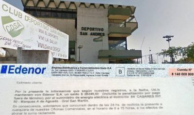 Clubes de barrio: tarifazo del 500% y amenazas de corte del servicio