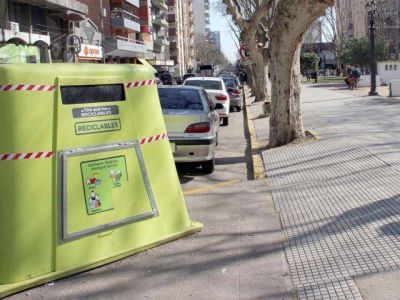 Contenedores para residuos reciclables
