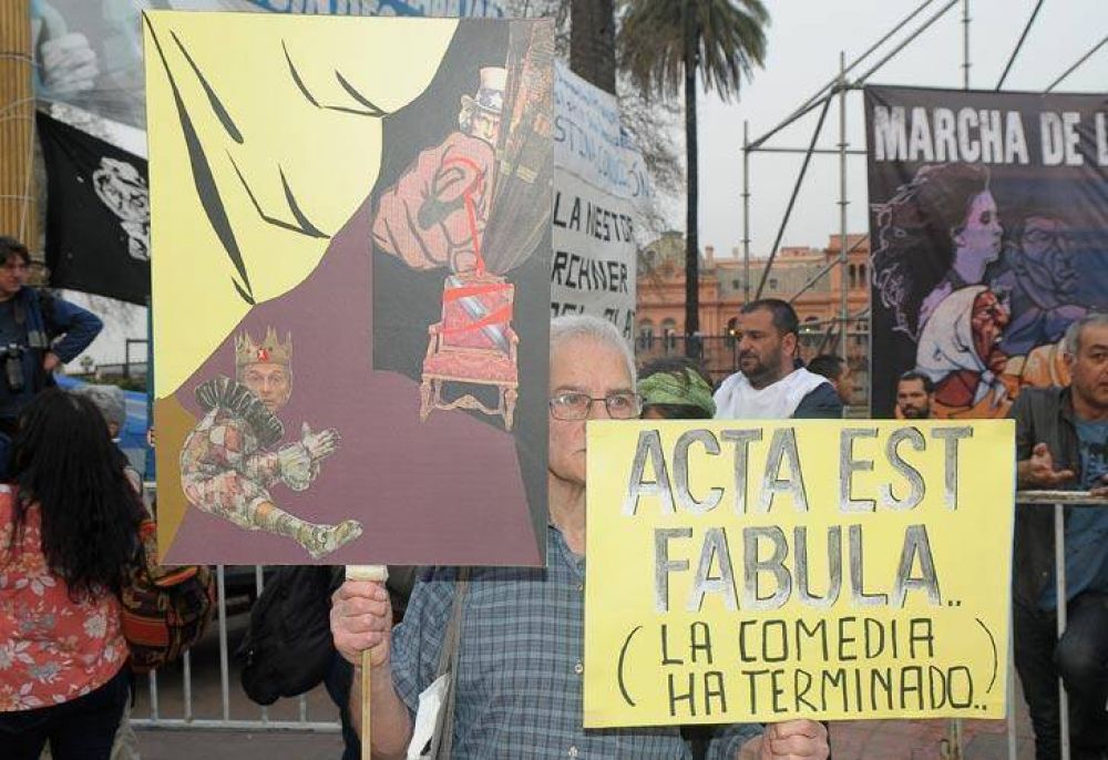 Marcha de la resistencia: Macri y Marijuan, los principales apuntados
