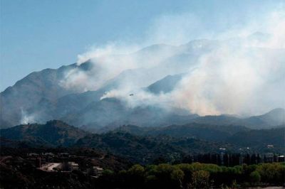 El Presidente manifest� su acompa�amiento por los incendios en San Luis