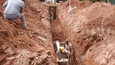 Naci�n financiar� obras de cloacas en dos localidades iglesianas