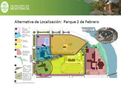El municipio de Resistencia present� tres propuestas para tener una nueva sede