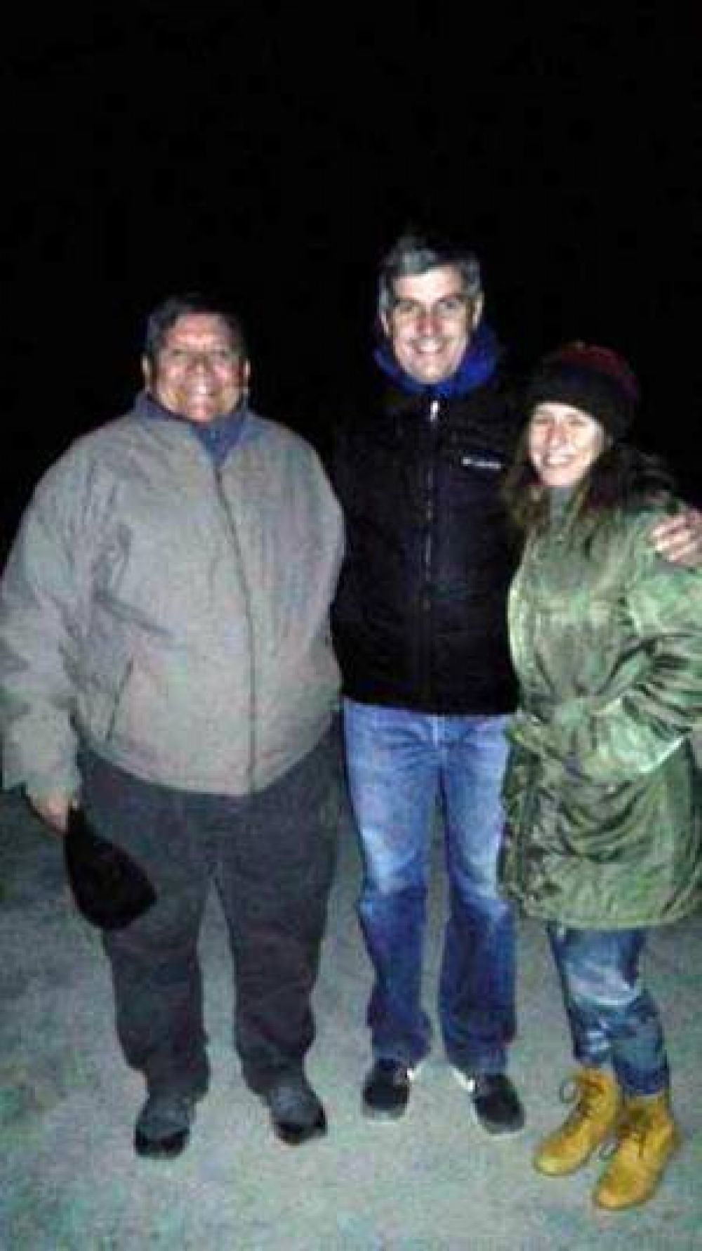 Marcos Pe�a disfrut� del cielo sanjuanino en Barreal