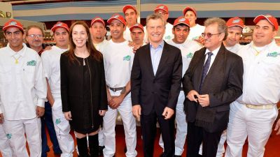 Macri y Vidal en La Matanza: 