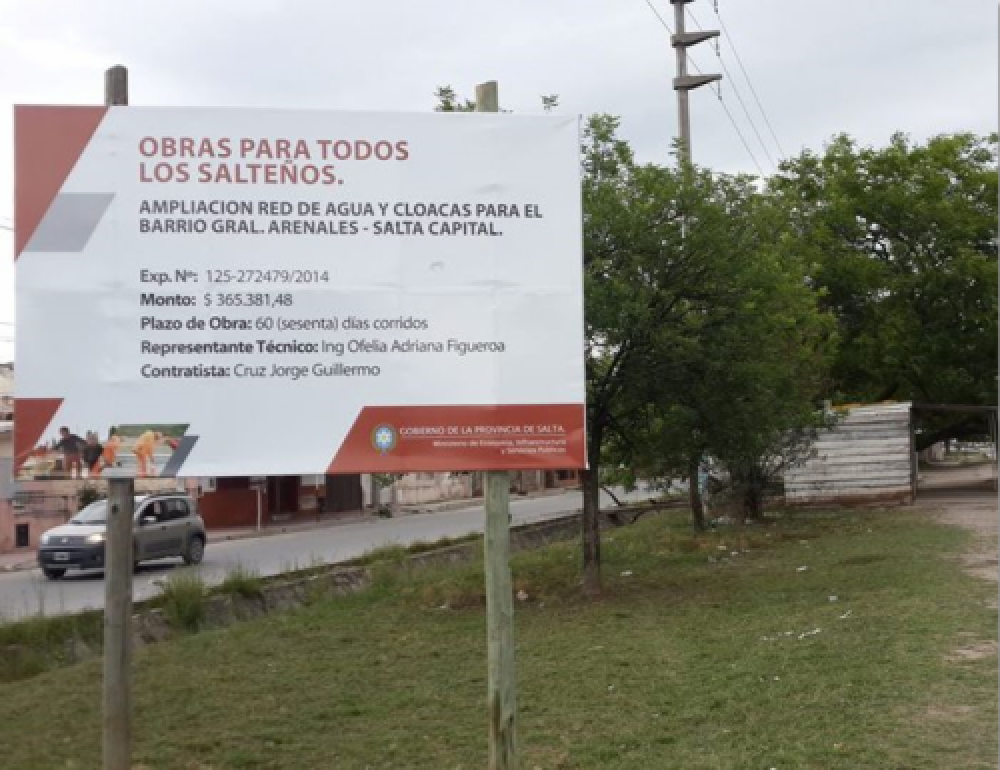 En barrio General Arenales anunciaron obras hace un a�o que nunca llegaron