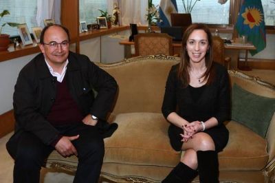 Mar�a Eugenia Vidal se reuni� con el intendente de Saladillo, Jos� Luis Salom�n