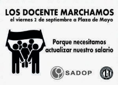 SADOP Catamarca adhiere al paro de 24 horas del viernes