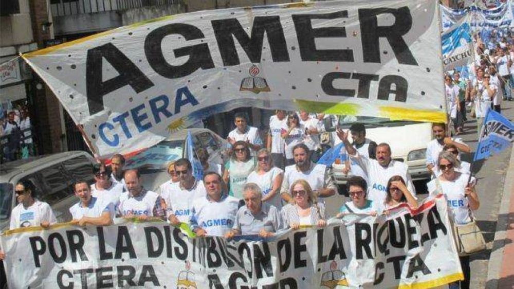Agmer se sumar� a la Marcha Federal que el jueves pasar� por Paran�