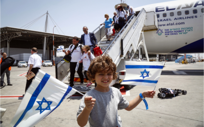 Agencia Jud�a para Israel. 200 inmigrantes y participantes del programa de la Agencia Jud�a, procedentes de Ucrania y Alemania, llegar�n a Israel Ma�ana