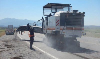 Reparan la ruta 9/34 a la altura de Lumbreras y R�o Piedras