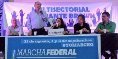 Primer d�a de la #MarchaFederal de los trabajadores