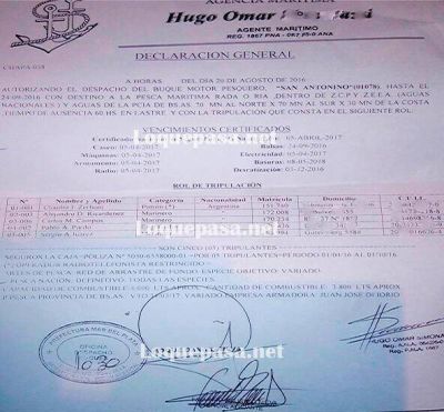 �San Antonino�: uno de los marineros fallecidos no estaba en la lista de la tripulaci�n
