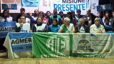 Entre R�os se sum� a la Columna Noroeste de la Marcha Federal
