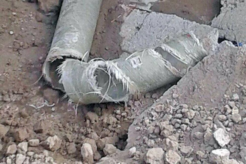 Parte de zona norte sin agua por rotura del subacueducto