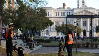 Refuerzan la seguridad en Plaza Houssay y facultades de la UBA