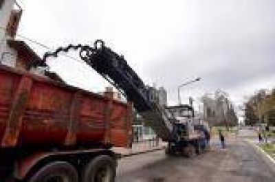 La Plata: Avanza con la repavimentaci�n y puesta en valor de Diagonal 74