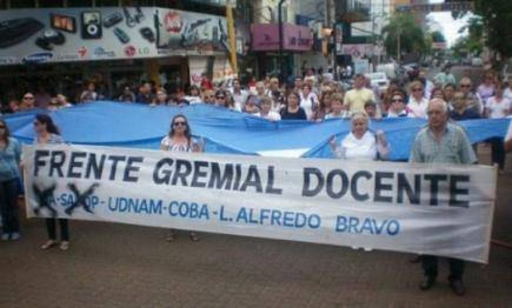 Frente Gremial Docente: Convocan a la unidad de la docencia ante elecciones de vocales del CGE